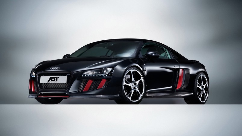 2008 Abt Audi R8 - Front Angle Lights wallpaper