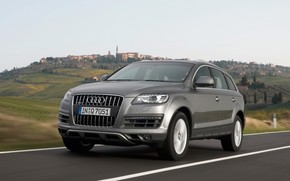 2009 Audi Q7 - Grey Front Angle Speed 1 wallpaper