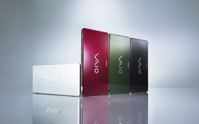 Sony Vaio 4 colors wallpaper