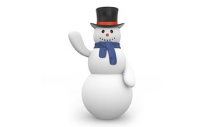 Merry Christmas Snowmen wallpaper