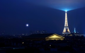 Eiffel Tower Light wallpaper