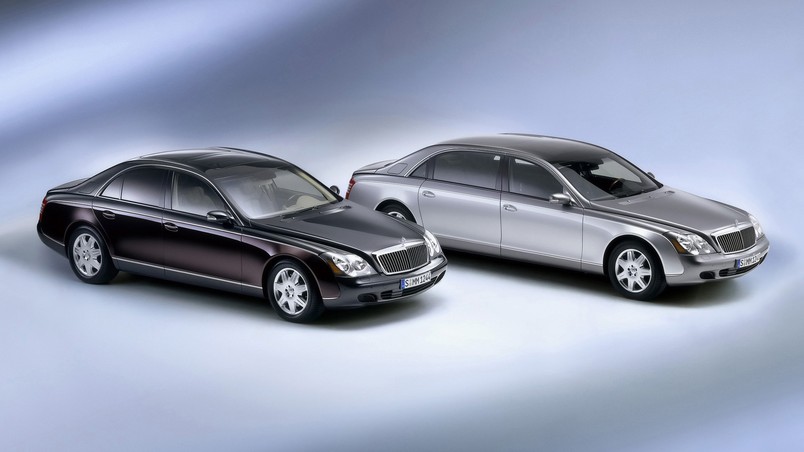 Maybach 62 and 57 Left Front wallpaper