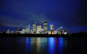 Sydney Picture Silky Reflections wallpaper