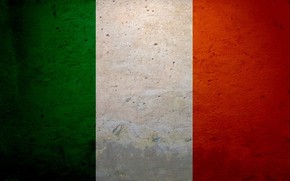 Italy Grunge Flag