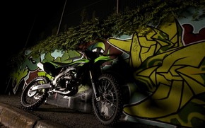 Green Kawasaki KX250F wallpaper