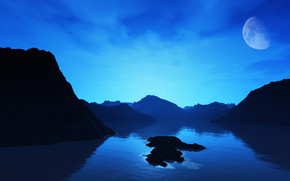 Amazing Blue Landscape