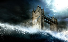 London Tower Bridge Wave