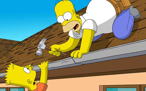 Funny Simpsons wallpaper