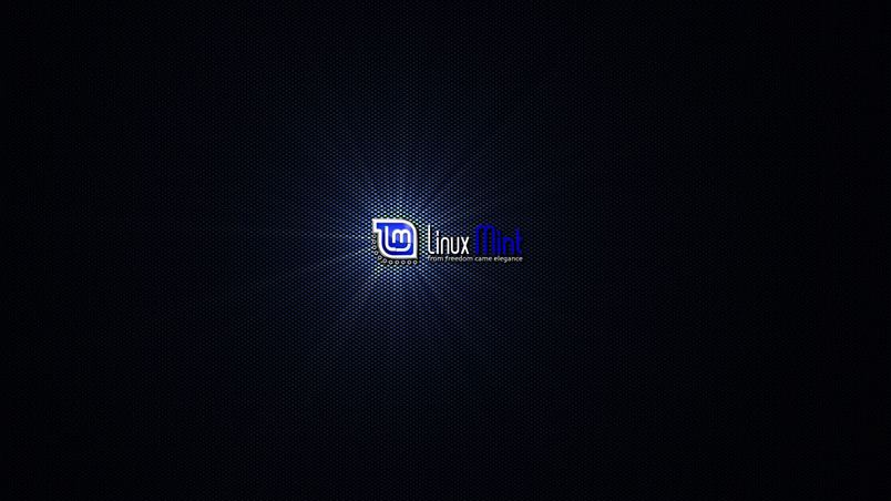 Blue mint Linux wallpaper