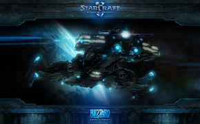 Starcraft 2 Ship wallpaper