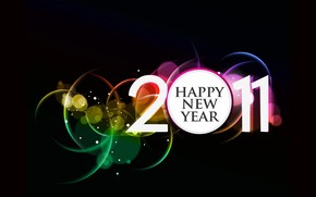 2011 Happy New Year wallpaper