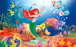 Little Mermaid Cartoon wallpaper