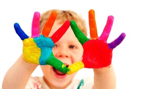Child Hand Painted
