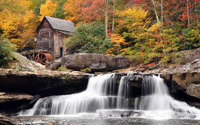 Autumn Mill wallpaper
