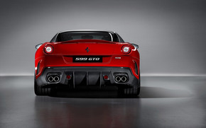 Ferrari 599 GTO Rear wallpaper