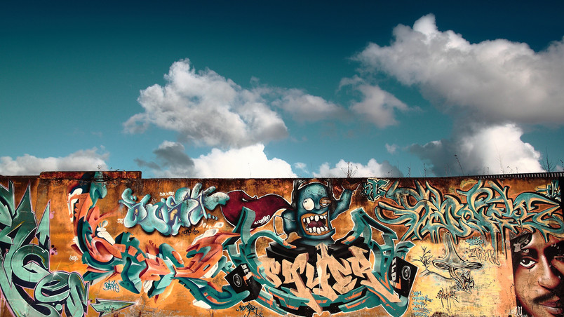 Graffiti Wall wallpaper