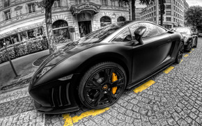Lamborghini Gallardo Black wallpaper