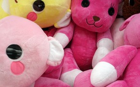 Pink Teddy Bears wallpaper