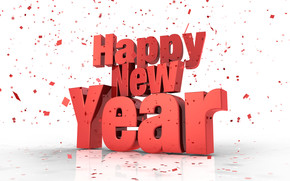 Happy New Year Font wallpaper