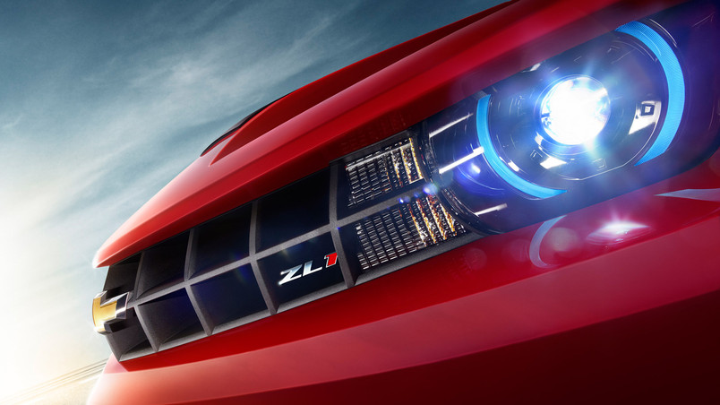 2012 Chevy Camaro ZL1 Headlight wallpaper