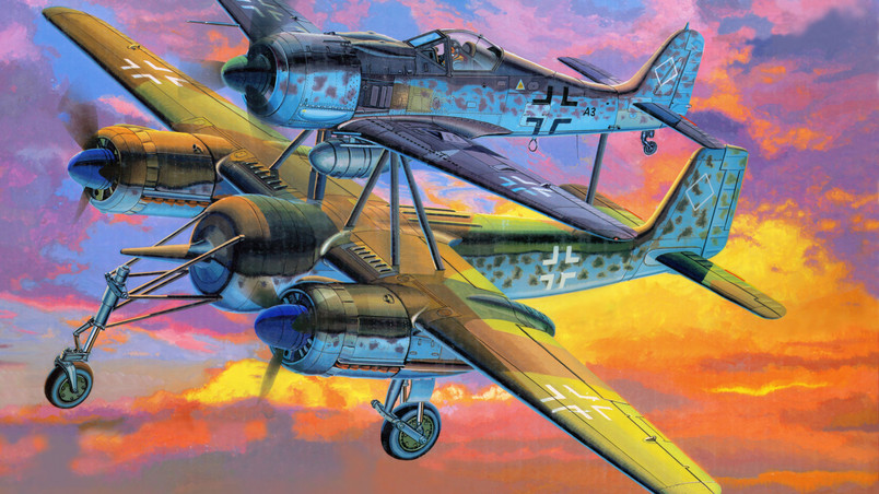 Focke Wulf Fw 190 Mistel wallpaper