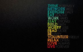 Think Positively wallpaper