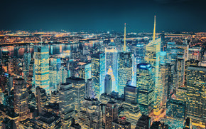 Superb View Over New York wallpaper