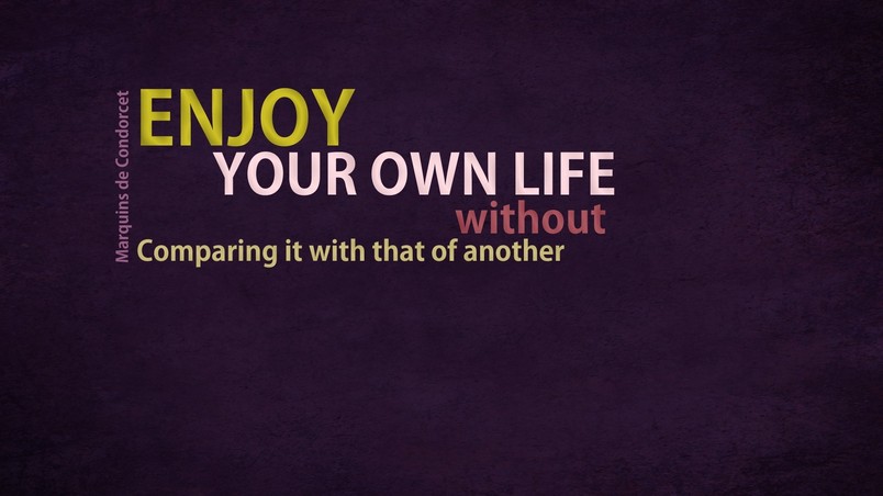 Enjoy Your Life Quote wallpaper