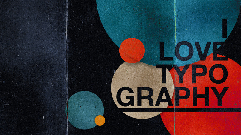 Typography wallpaper