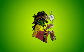 Bob Marley Caricature wallpaper