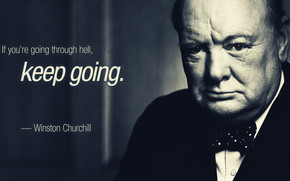 Winston Churchill Quote wallpaper