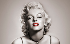 Marilyn Monroe Red Lips wallpaper