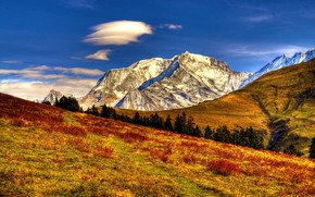 HDR Mountain Landscape