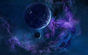 The Purple Space wallpaper