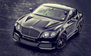 Bentley Continental Black Tuned wallpaper