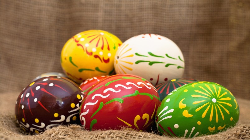 Handmade Easter Eggs wallpaper