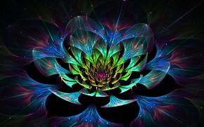 3D Lotus Flower