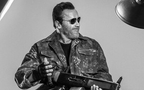Arnold Schwarzenegger The Expendables 3 wallpaper