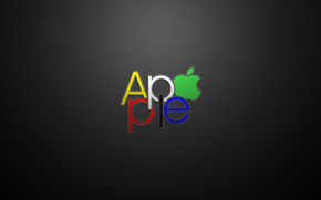 Apple Text Logo