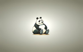 Fat Panda Bear wallpaper