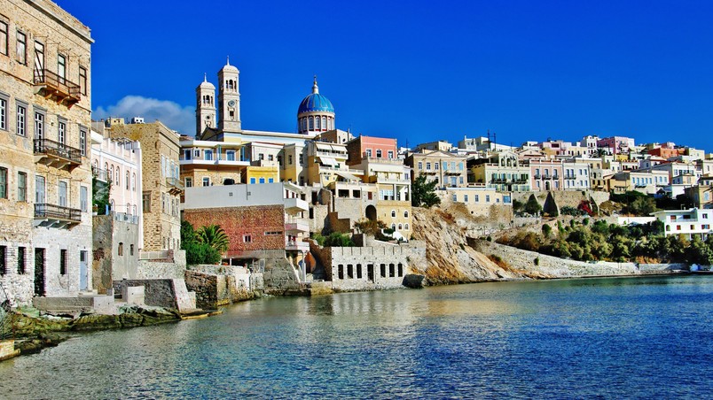 Syros Island Greece wallpaper