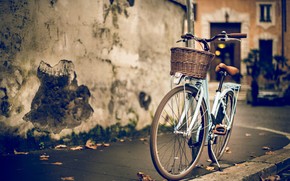Vinatge Woman Bike wallpaper