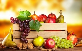 Healthy Fruit Basket wallpaper