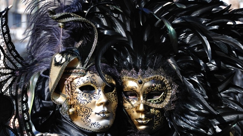 Venice Carnival Masks wallpaper