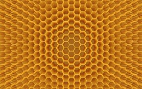 Abstract Honeycomb Structure wallpaper