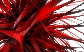 Red Abstract Lines