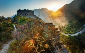 The Great Wall of China Landscape wallpaper