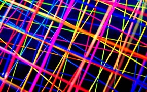 Abstract Colorful Lines 