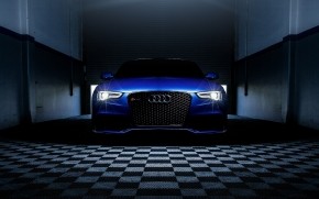 Blue Audi RS5 wallpaper