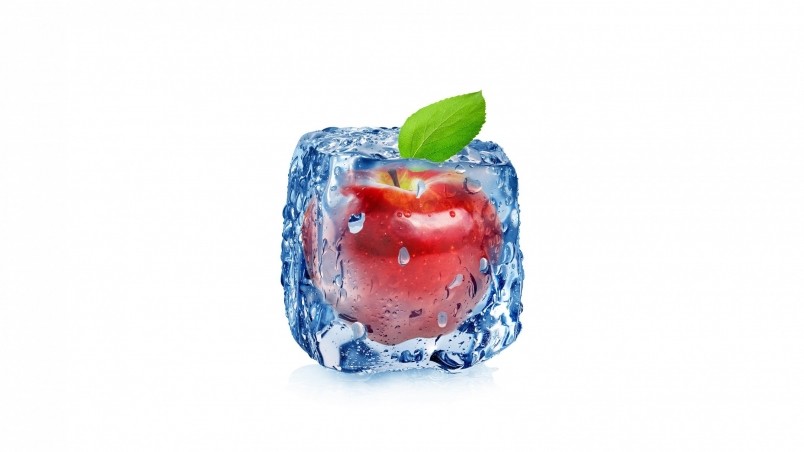 Frozen Apple wallpaper